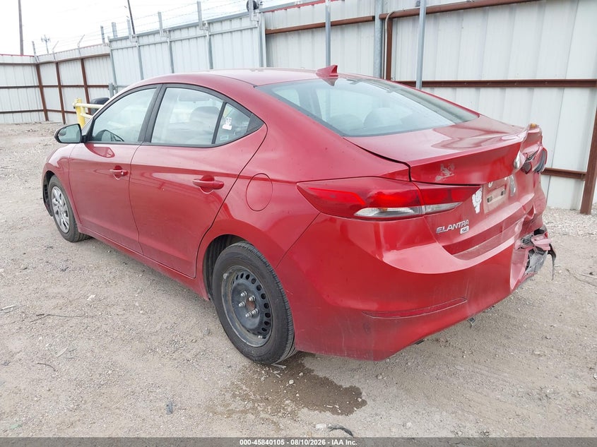2017 HYUNDAI ELANTRA auction photo 3