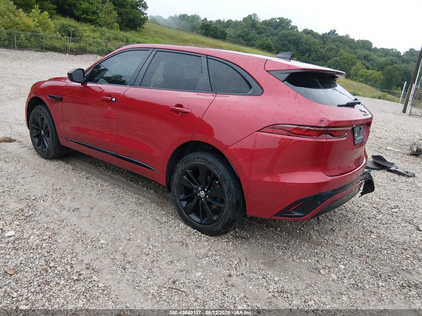 Vin: sadct2ex7ra731316, lot: 46339045, jaguar f-pace r-dynamic s p250 awd automatic 20243
