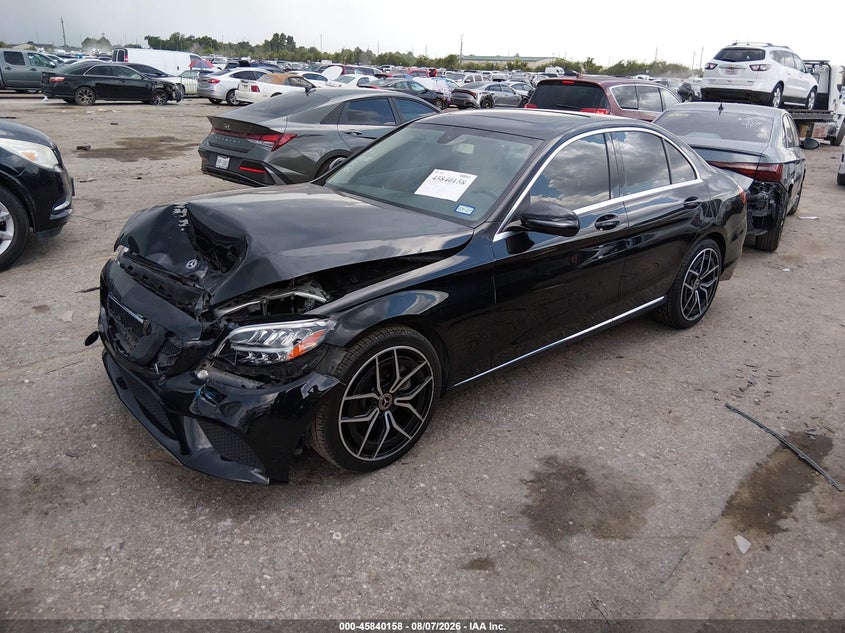 Vin: 55swf8dbxku294660, lot: 46339066, mercedes-benz c 300 20192