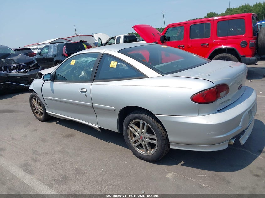 CHEVROLET CAVALIER 2002 VIN 1G1JH12F927386229