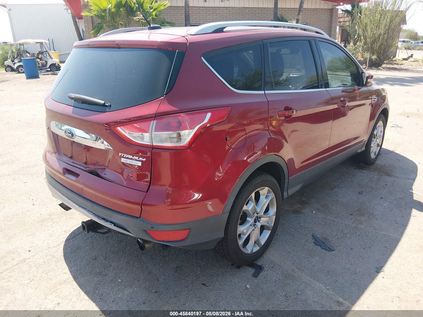 Vin: 1fmcu0j90eud71931, lot: 46339105, ford escape titanium 20144