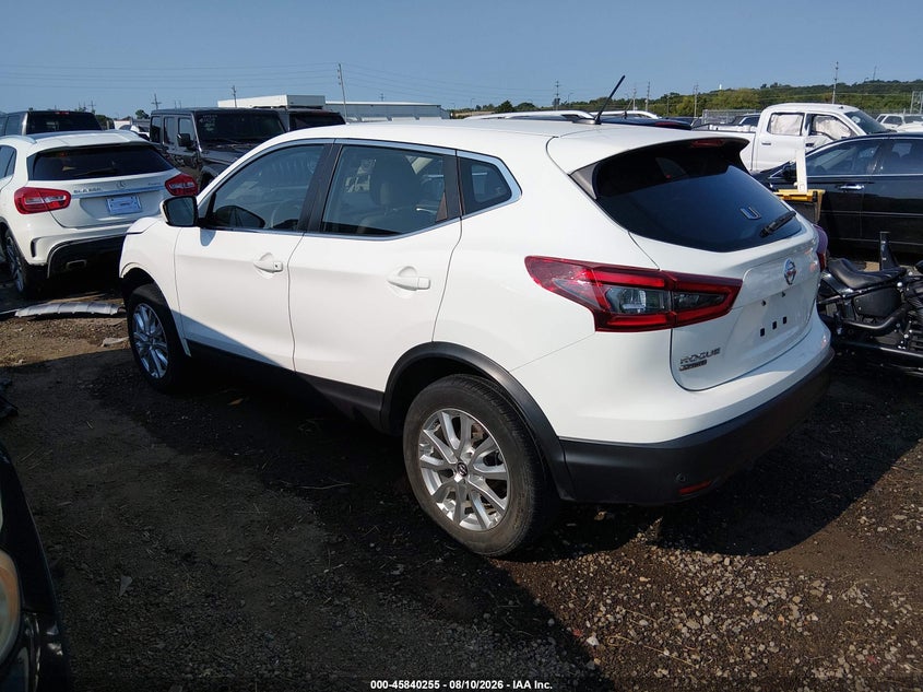 Vin: jn1bj1av5mw314609, lot: 46339163, nissan rogue sport s fwd xtronic cvt 20213