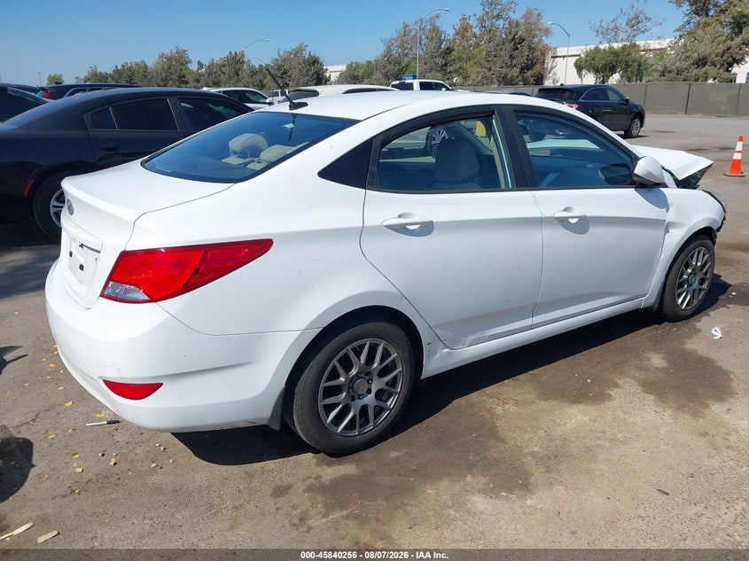 Vin: kmhct4ae9hu343203, lot: 46339164, hyundai accent se 20174