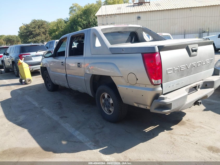 2002 CHEVROLET AVALANCHE 1500 auction photo 3