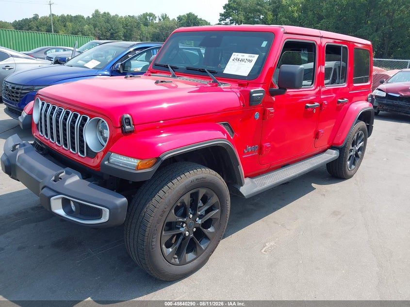 2025 JEEP WRANGLER 4XE auction photo 2
