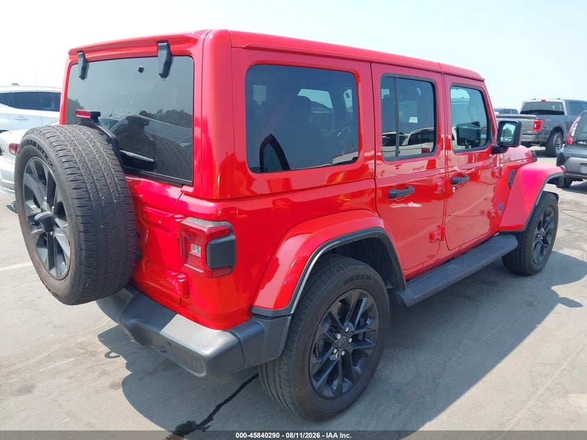 2025 JEEP WRANGLER 4XE auction photo 4