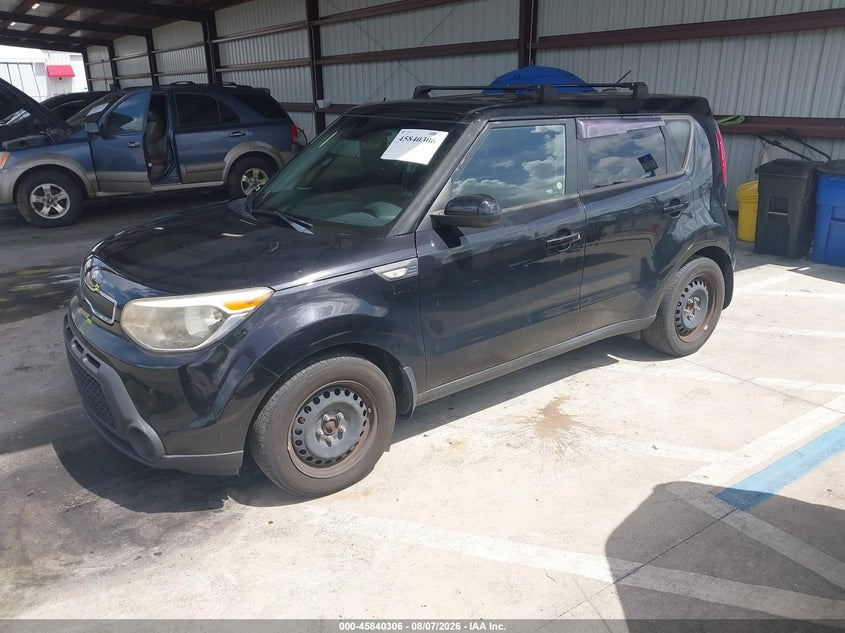 Vin: kndjn2a24e7055499, lot: 46339214, kia soul 20142