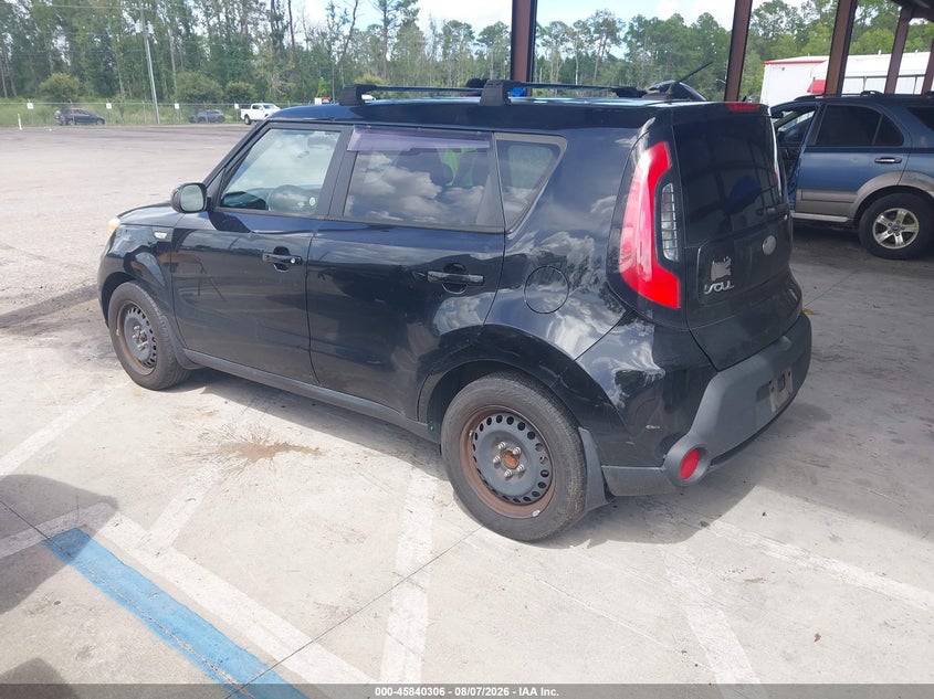 Vin: kndjn2a24e7055499, lot: 46339214, kia soul 20143