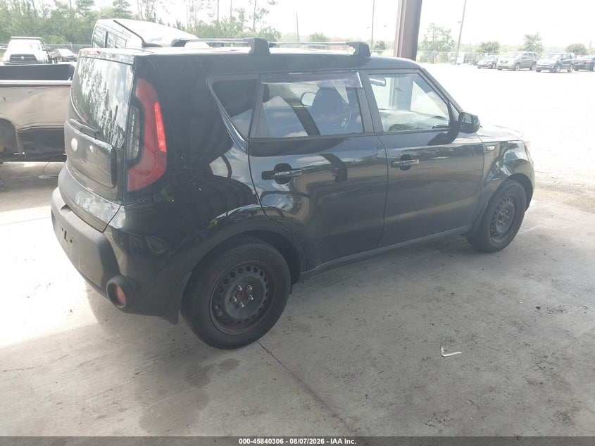 Vin: kndjn2a24e7055499, lot: 46339214, kia soul 20144