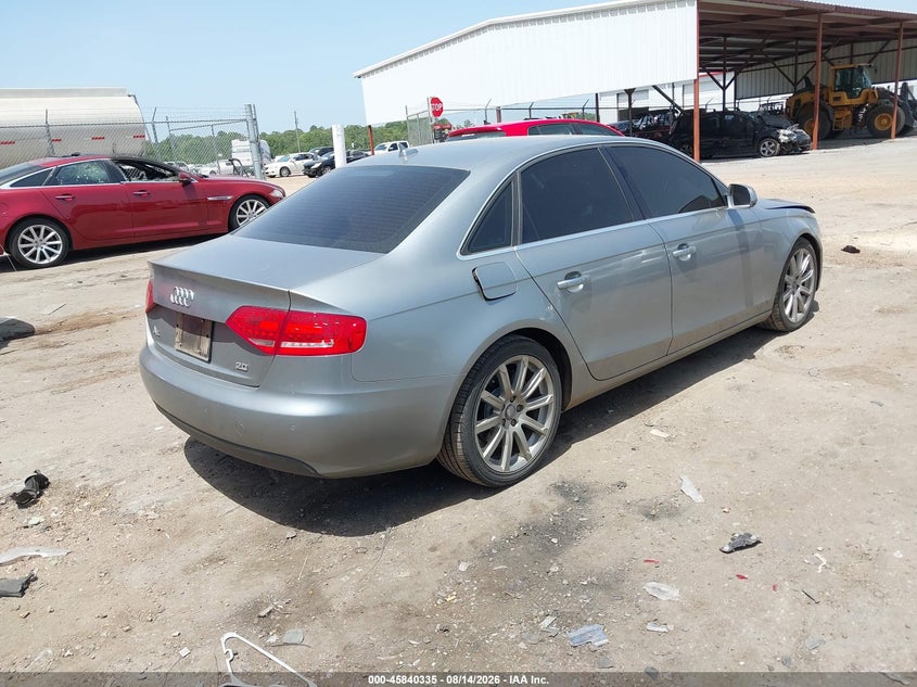 2010 AUDI A4 auction photo 4