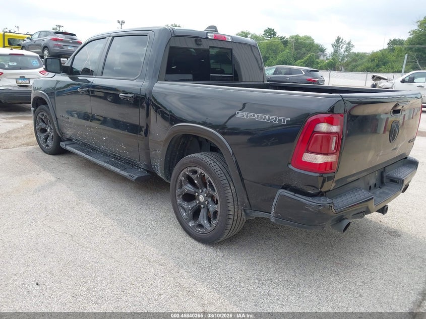 Vin: 1c6srfjtxmn666180, lot: 46339273, ram 1500 laramie  4x4 5'7 box 20213