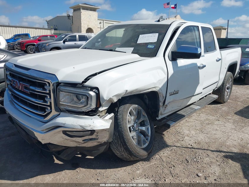 Vin: 3gtp1nec0jg133852, lot: 46339338, gmc sierra 1500 slt 20182