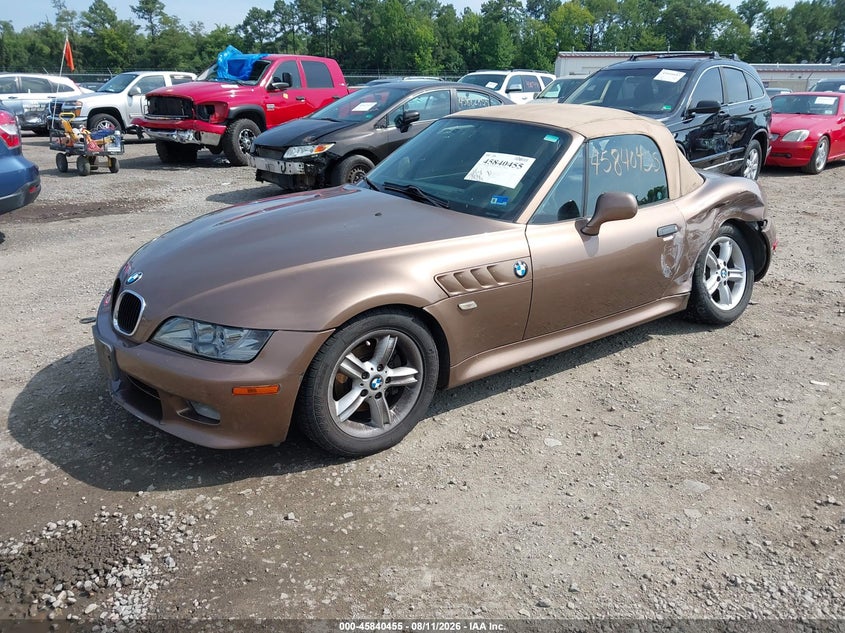 BMW Z3 2000 VIN WBACH9343YLF89645