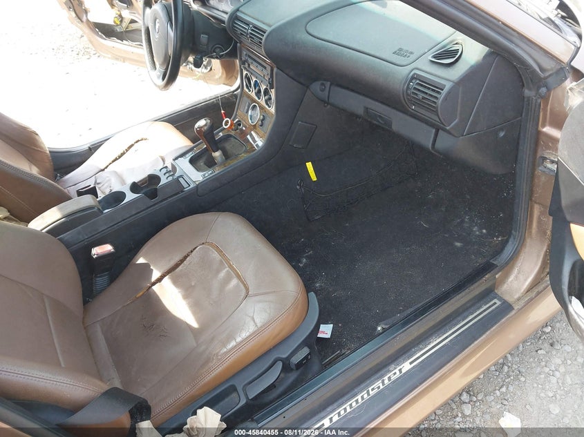BMW Z3 2000 VIN WBACH9343YLF89645