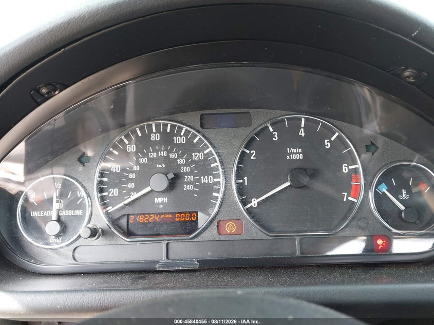 BMW Z3 2000 VIN WBACH9343YLF89645