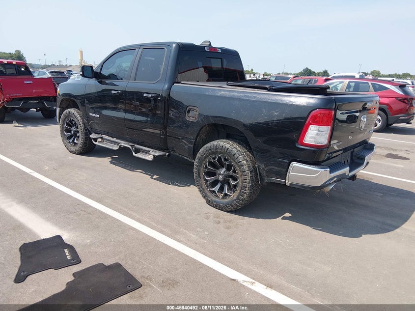 Vin: 1c6srfbt4ln258299, lot: 46339399, ram 1500 big horn  4x4 6'4 box 20203