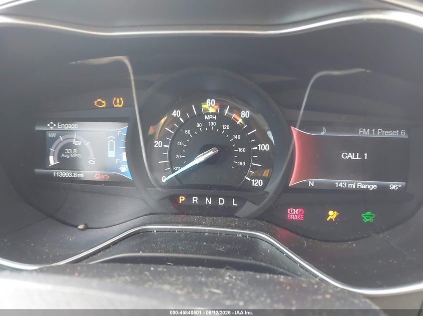 2016 FORD FUSION ENERGI auction photo 7