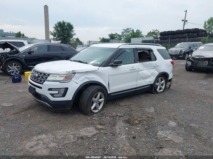 Vin: 1fm5k8d85ggd08941, lot: 46339415, ford explorer xlt 20162