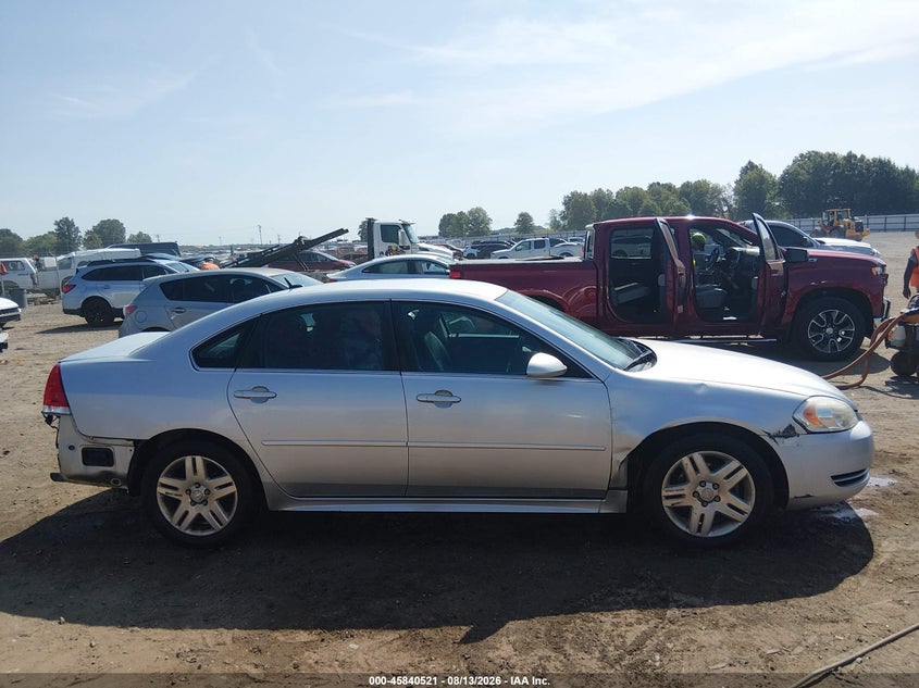 2012 CHEVROLET IMPALA SEDAN 3.6L V-6 DI, DOHC, VVT, 300HP
