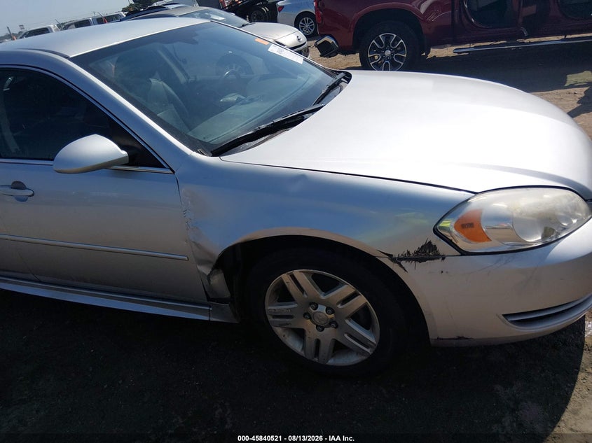 2012 CHEVROLET IMPALA SEDAN 3.6L V-6 DI, DOHC, VVT, 300HP