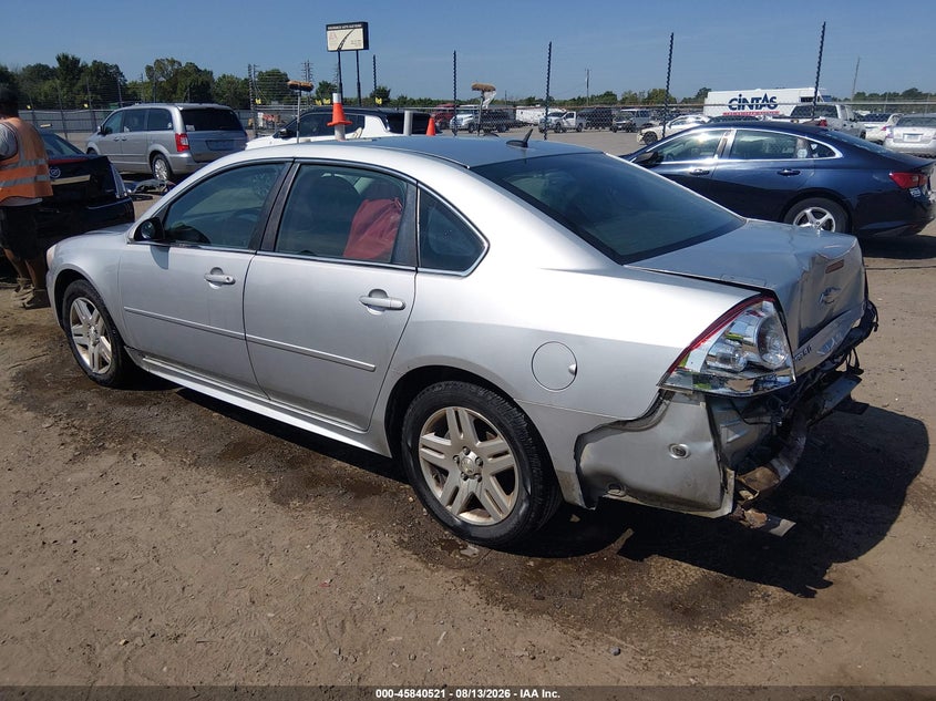 2012 CHEVROLET IMPALA SEDAN 3.6L V-6 DI, DOHC, VVT, 300HP
