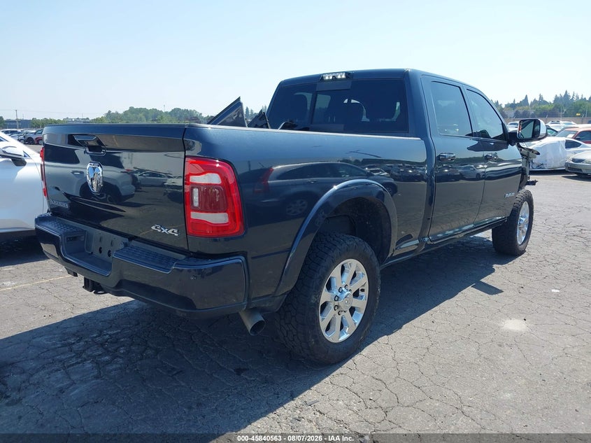 Vin: 3c6ur5fl9lg252679, lot: 46339471, ram 2500 laramie  4x4 6'4 box 20204