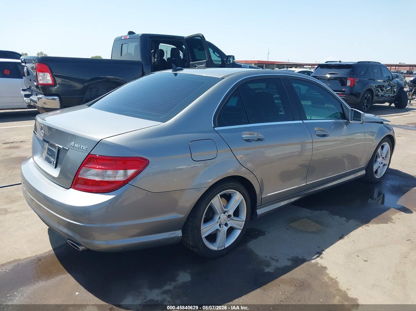 Vin: wddgf8bb6br168790, lot: 46339537, mercedes-benz c 300 sport 4matic 20114