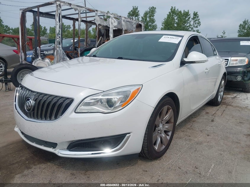 2017 Buick Regal, Front End, IAAI, VIN 2G4GN5EX2H9114078 — photo 2