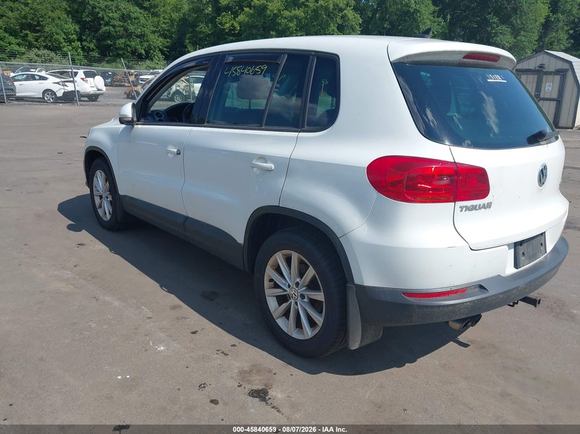 Vin: wvgbv3ax7ew614602, lot: 46339567, volkswagen tiguan se 20143