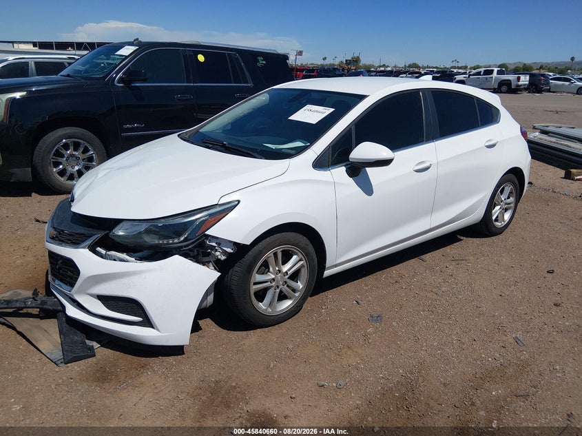 2017 Chevrolet Cruze, Удар спереду, IAAI, VIN 3G1BE6SM2HS594939 — фото 2