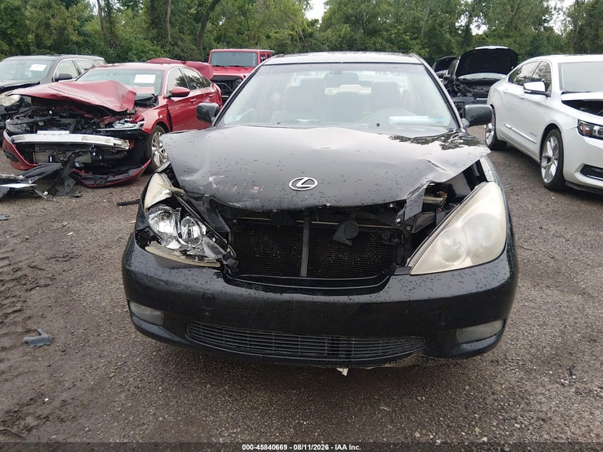 LEXUS ES 300 2003 VIN JTHBF30GX30107629