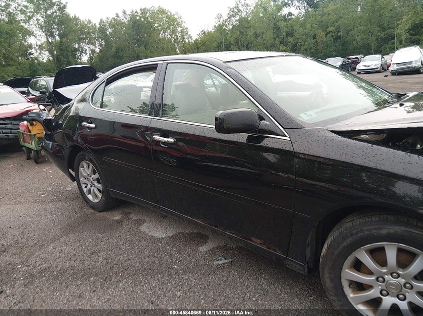 LEXUS ES 300 2003 VIN JTHBF30GX30107629