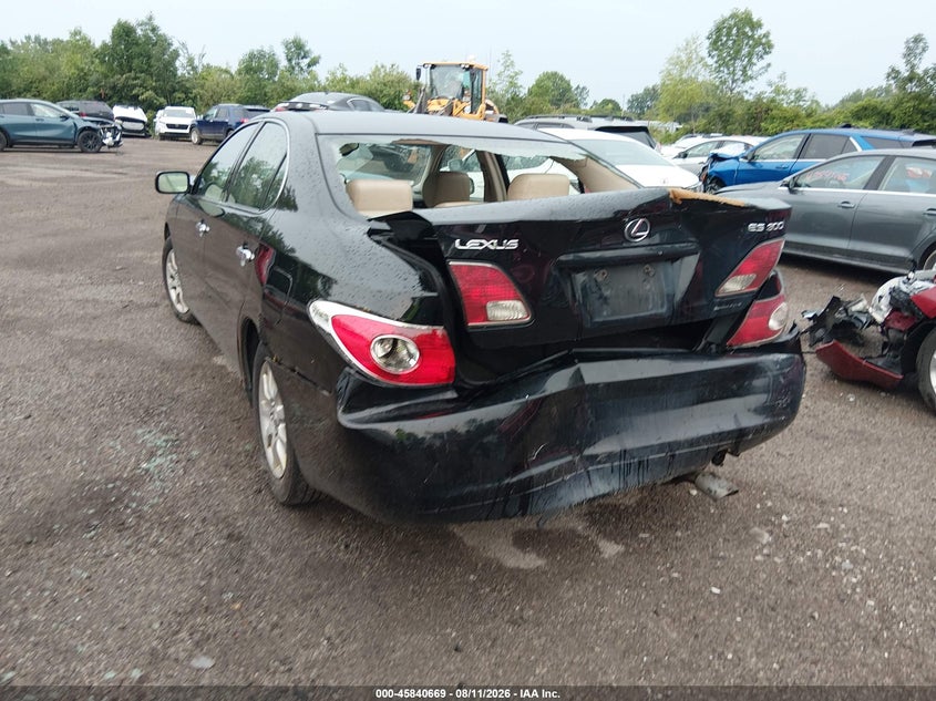 LEXUS ES 300 2003 VIN JTHBF30GX30107629