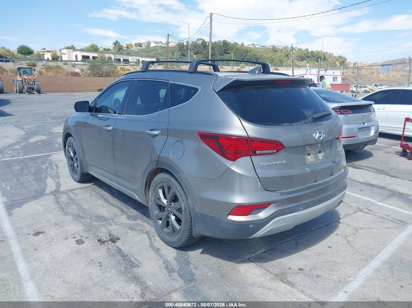 Vin: 5nmzw4la3jh096094, lot: 46339580, hyundai santa fe sport 2.0t ultimate 20183