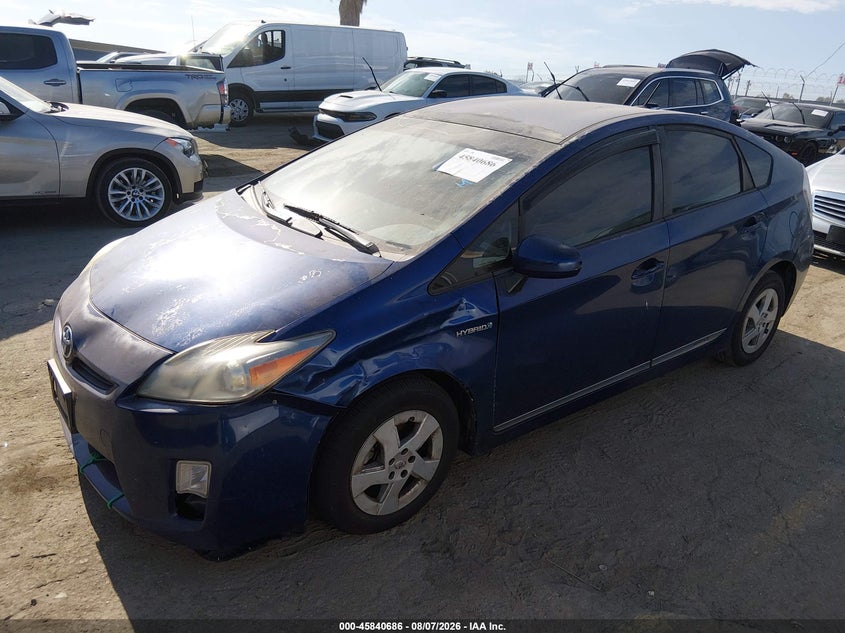 Vin: jtdkn3du4a0225581, lot: 46339594, toyota prius ii 20102