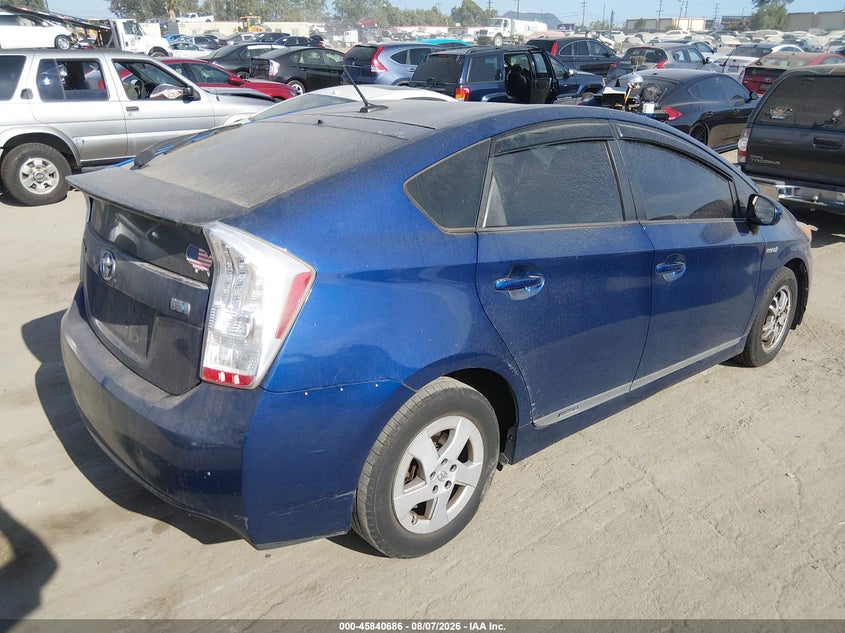 Vin: jtdkn3du4a0225581, lot: 46339594, toyota prius ii 20104