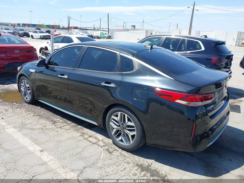 Vin: knagu4le0l5037636, lot: 46339817, kia optima hybrid ex 20203