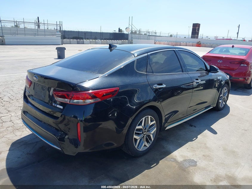 Vin: knagu4le0l5037636, lot: 46339817, kia optima hybrid ex 20204