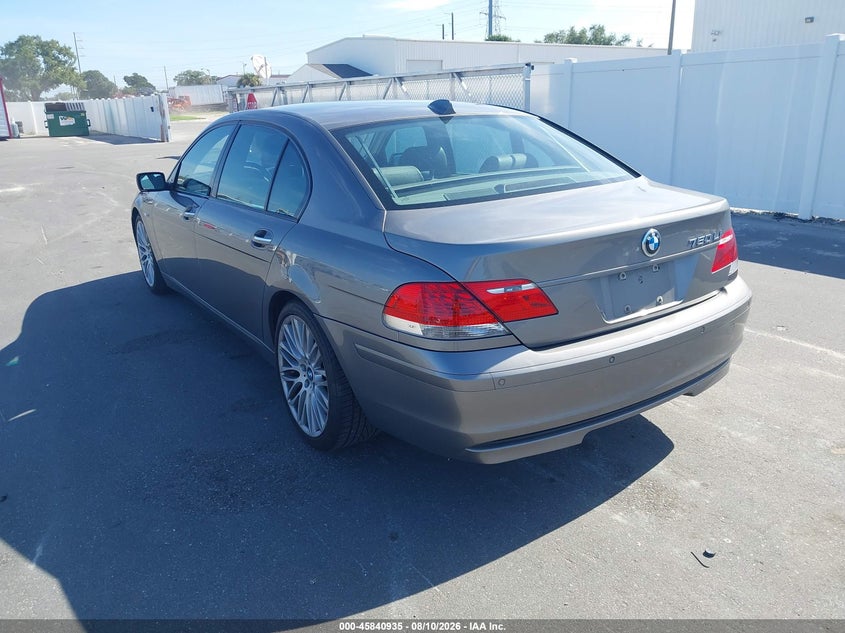 2008 BMW 750LI auction photo 3