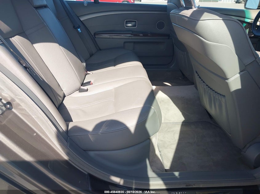 2008 BMW 750LI auction photo 8