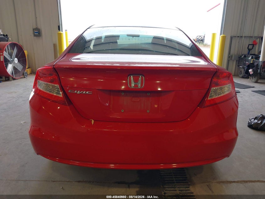 2012 HONDA CIVIC COUPE 1.8L I-4 VVT, 140HP