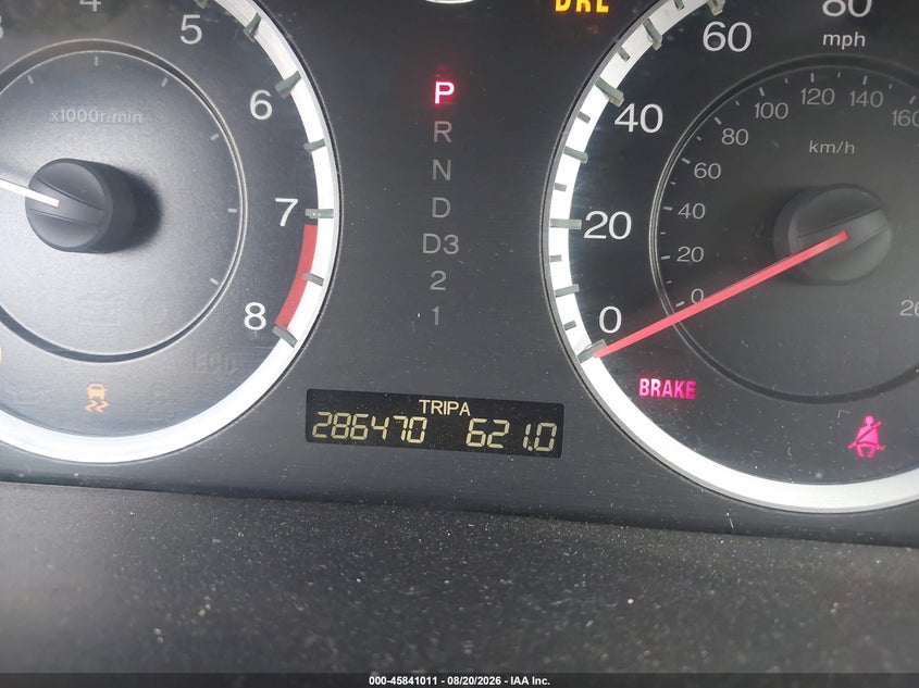 2012 HONDA ACCORD SEDAN 2.4L I-4 DOHC, VVT, 190HP