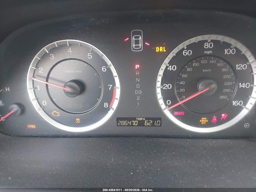 2012 HONDA ACCORD SEDAN 2.4L I-4 DOHC, VVT, 190HP