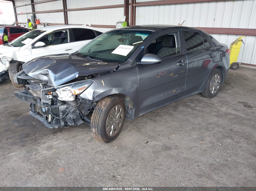 2019 Kia Rio, Удар спереду, IAAI, VIN 3KPA24AB2KE228369 — фото 2