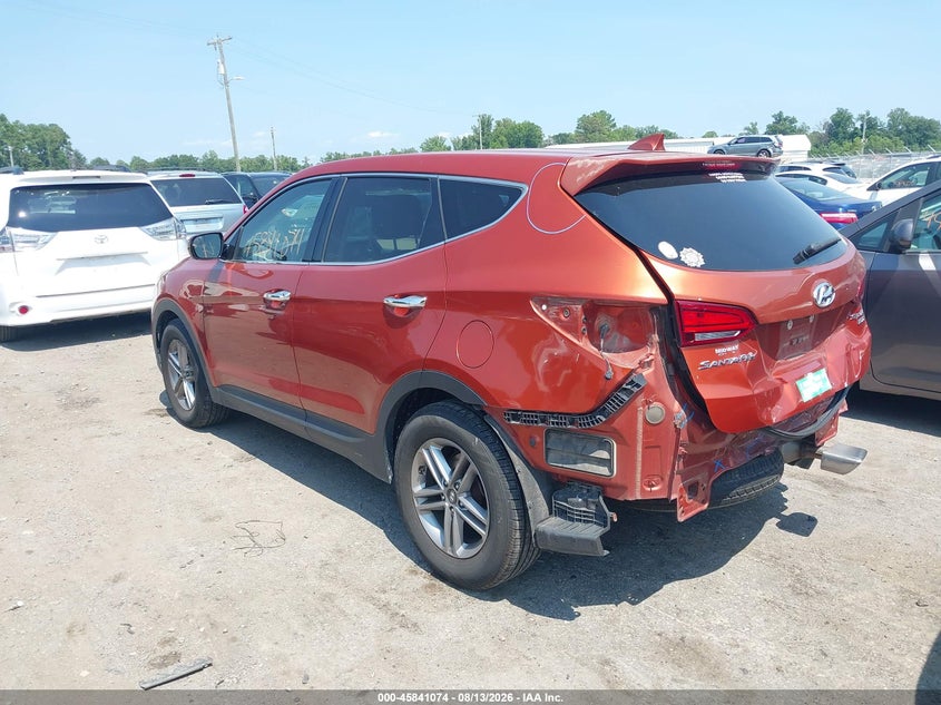 Vin: 5xyztdlb0hg465936, lot: 46339982, hyundai santa fe sport 2.4l 20173