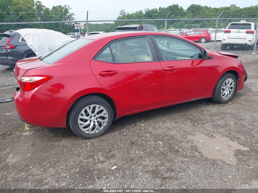 TOYOTA COROLLA 2017 VIN 2T1BURHE4HC884110