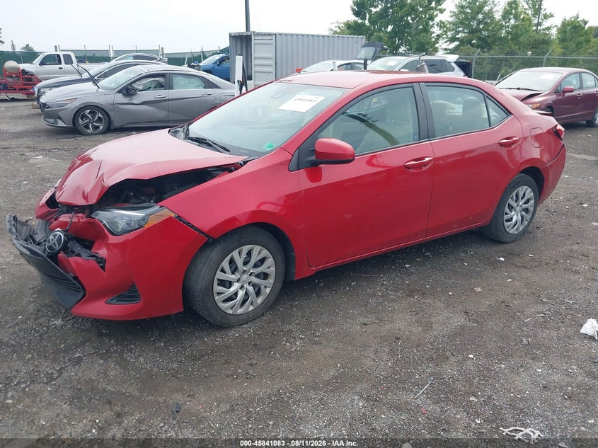 2017 TOYOTA COROLLA auction photo 2