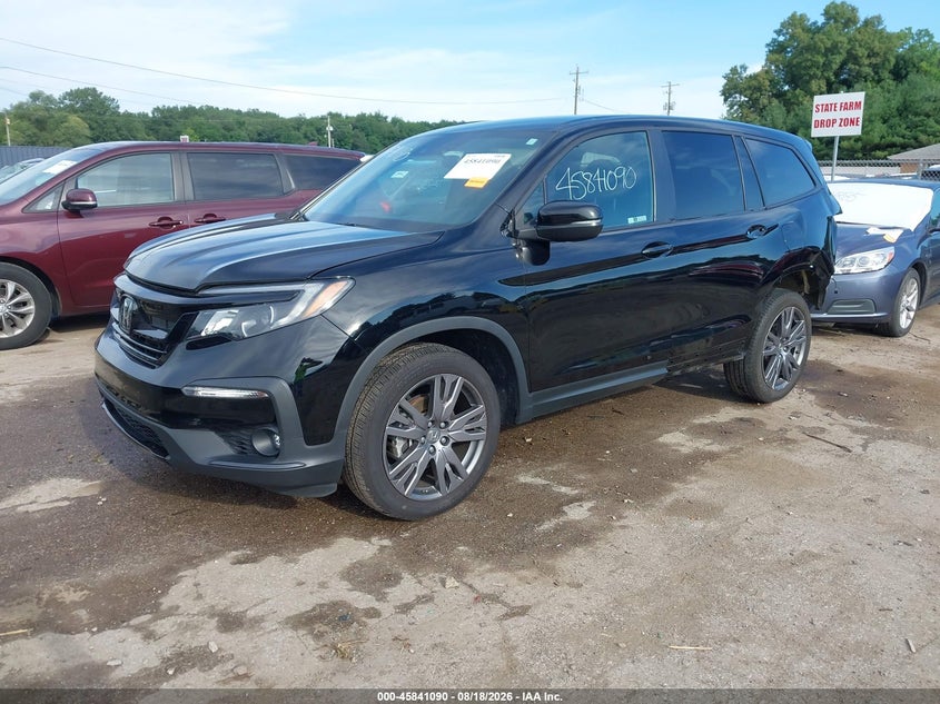 2022 Honda Pilot, Rear, IAAI, VIN 5FNYF6H39NB090762 — photo 2