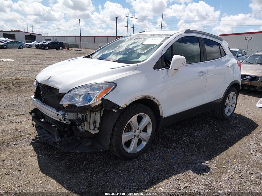 Vin: kl4cjasb9gb603245, lot: 46340018, buick encore 20162