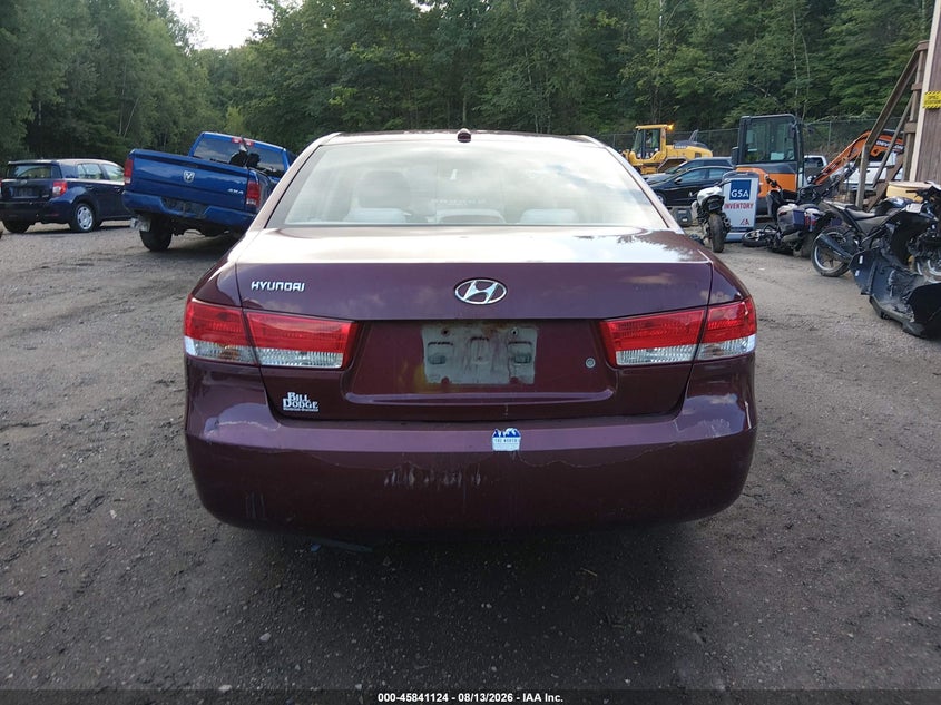 HYUNDAI SONATA 2008 VIN 5NPET46C68H320590
